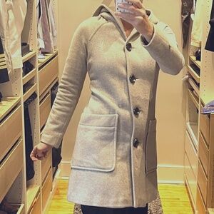 Grey wool coat